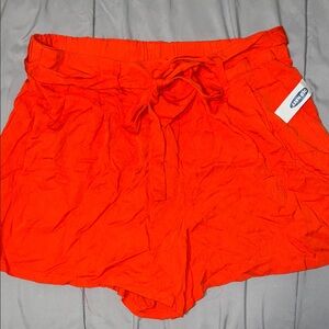 Old Navy Vibrant Orange Women's Shorts